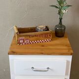 Vintage solid oak kitchen counter