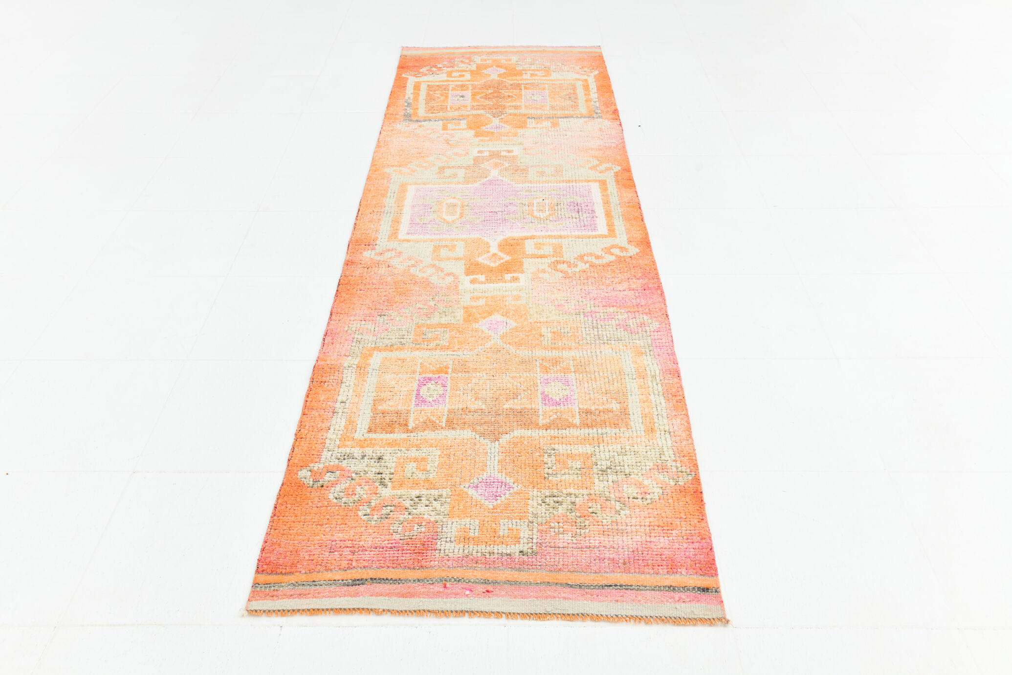 3x10 vintage runner rug, 89x312cm