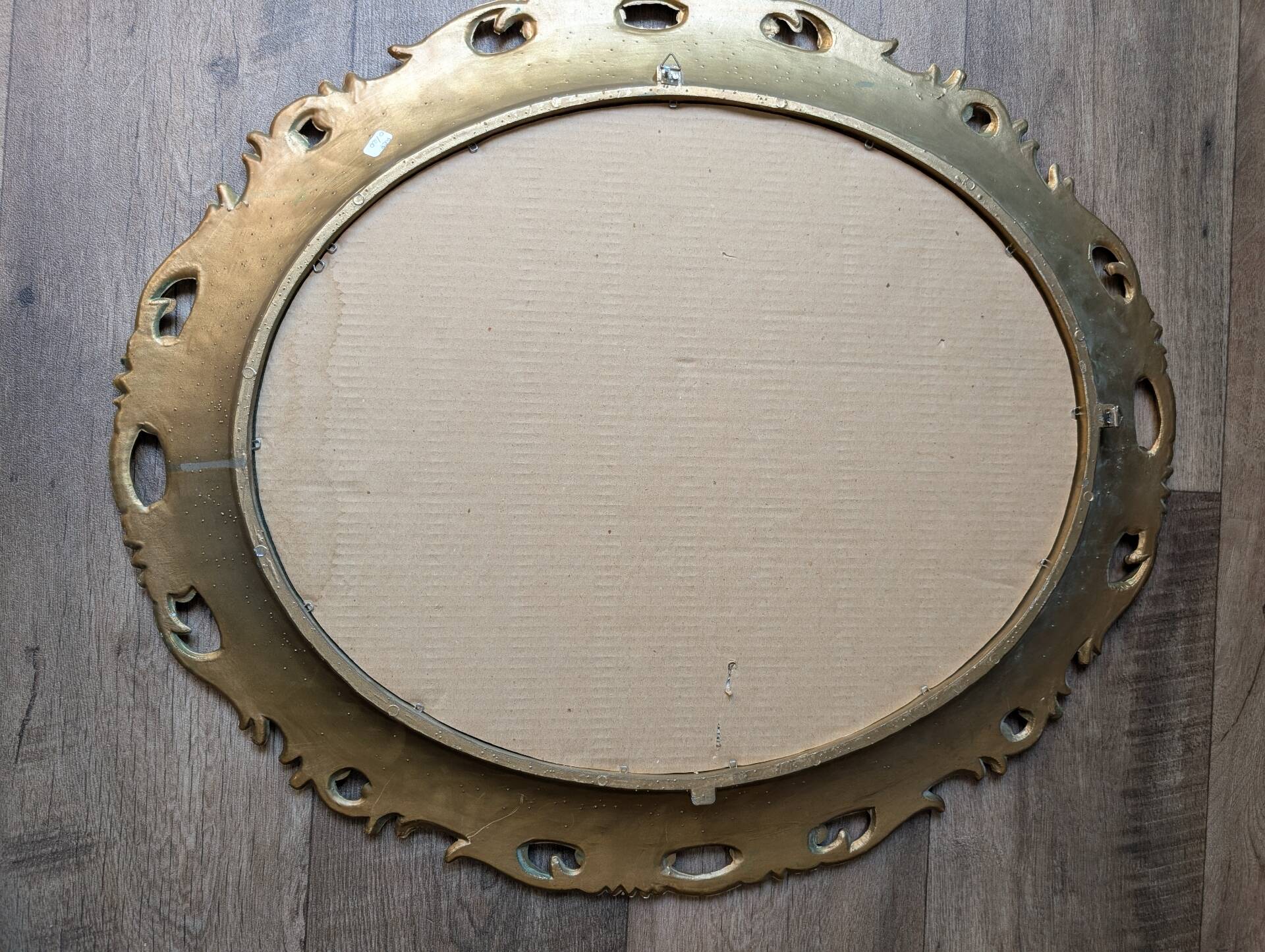 Miroir ovale style néo-classique