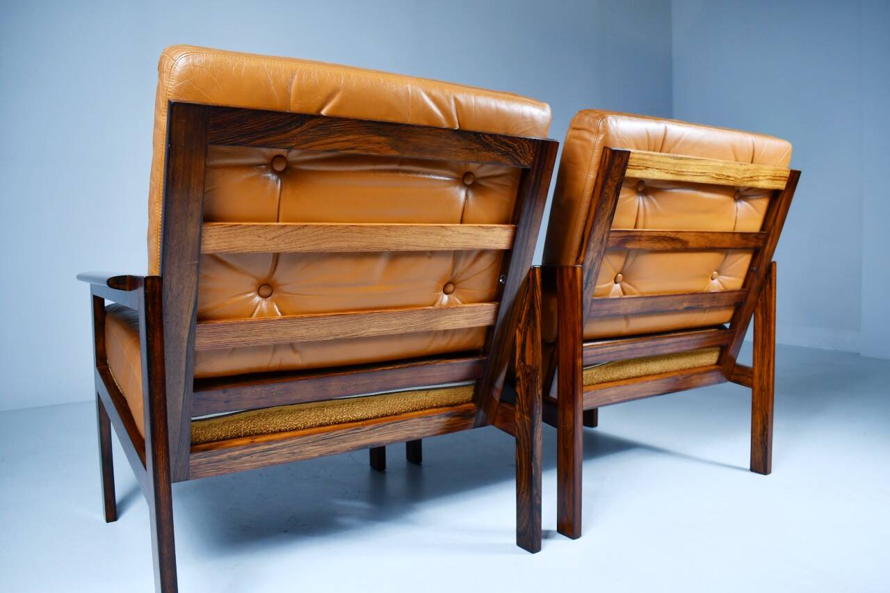 Fauteuils Capella par Ilum Wikkelsø, 1959