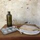 Round wood cutting board