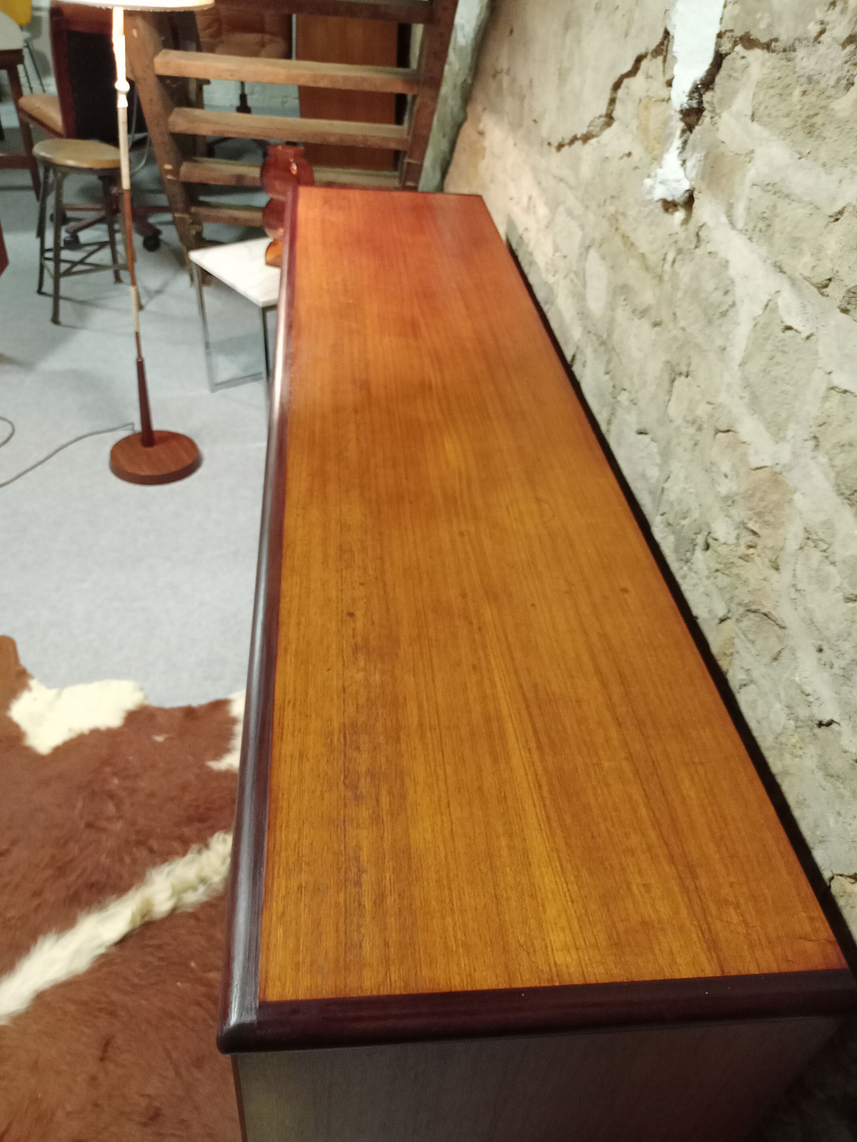 Scandinavian design enfilade in teak