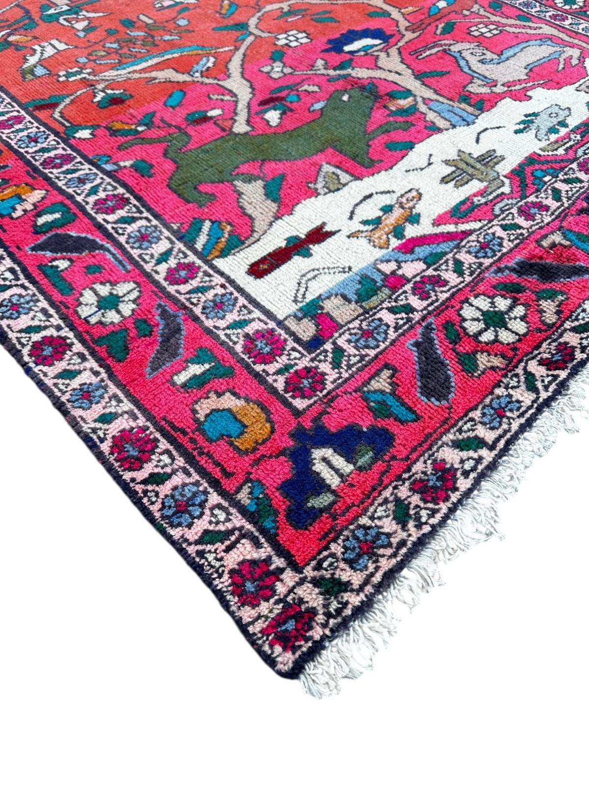 Handmade Persian rug 240cm x 120cm