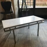 70s marble coffee table