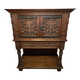 Antique buffet richly carved – Renaissance / Henry II style