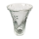 Vase design verre moulé décor cerises vintage