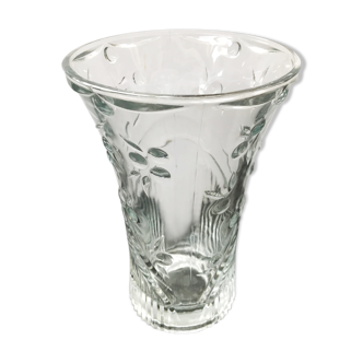 Old vase design moulded glass vintage cherry decoration