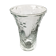 Vase design verre moulé décor cerises vintage
