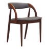Chaise en teck, design danois, années 1970, fabricant : Orte Mobelfabrik
