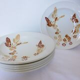 6 soup plates from Sarreguemines