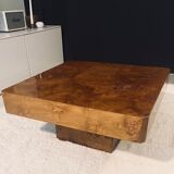 Elm magnifying glass coffee table