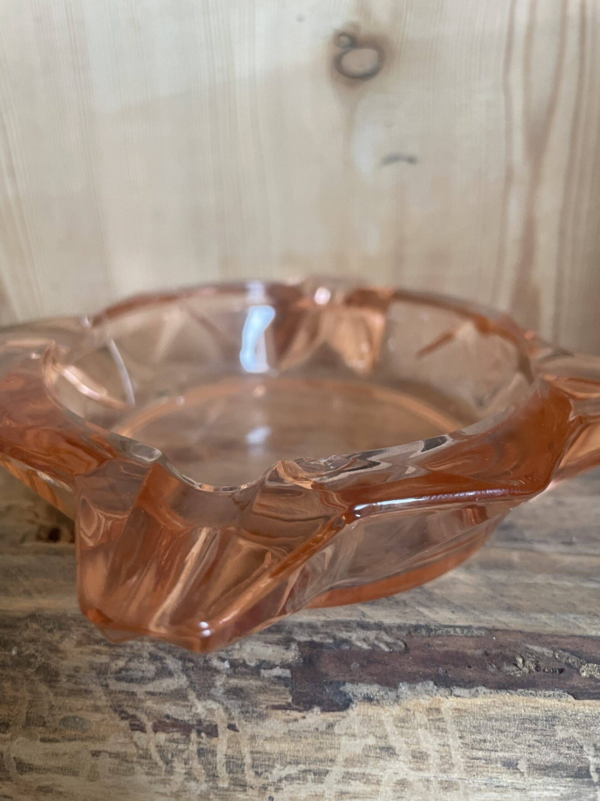 Rosaline ashtray Luminarc Art Deco
