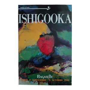 Affiche exposition Ishigooka 1992