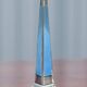 Pair of sterling silver and enamel candlesticks 1927 by Charles Green & Co.