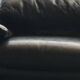 High-end black leather sofa Maralunga by Vico Magistretti for Cassina
