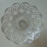 Chiseled glass cup