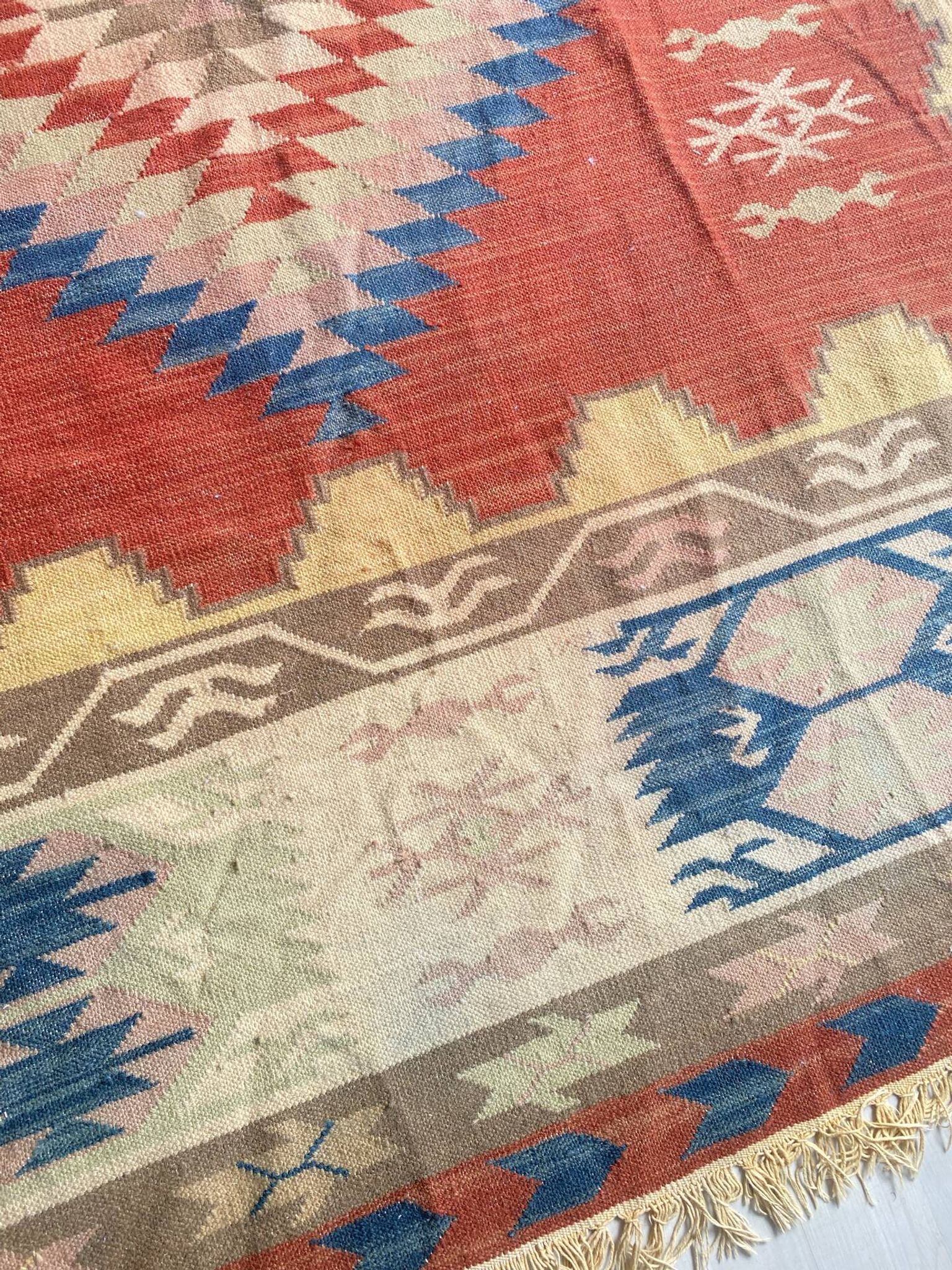 Turkish Kilim rug from Anatolia