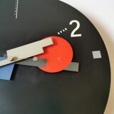 Vintage constructivist wall clock by nicolaï canetti for artec. usa