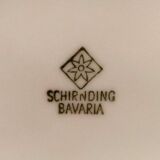 Vintage Bavarian Coffee Set from Schirnding Bavaria, 1950s, Set of 27