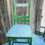 Kitchen table with 4 vintage chairs, 1950s