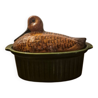 Majolica foie gras terrine