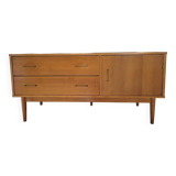 Scandinavian design sideboard in oak and mahogany