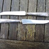 12 old Orbrille stainless steel table knives