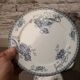 Série de 6 assiettes plates faïence Sarreguemines modèle Royat