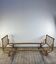 Vintage rattan and bamboo bed 1960s