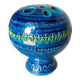 Vase aldo londi bitossi rimini blue ep 1960/70 italy