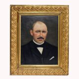 Early 20th century portrait painting of a gentleman by W.N. Hendrikse