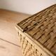 Vintage wicker trunk