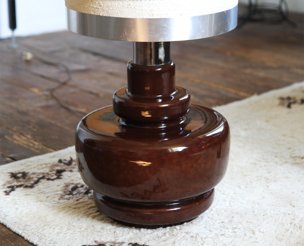 Ceramic lamp of the 1970s - H119