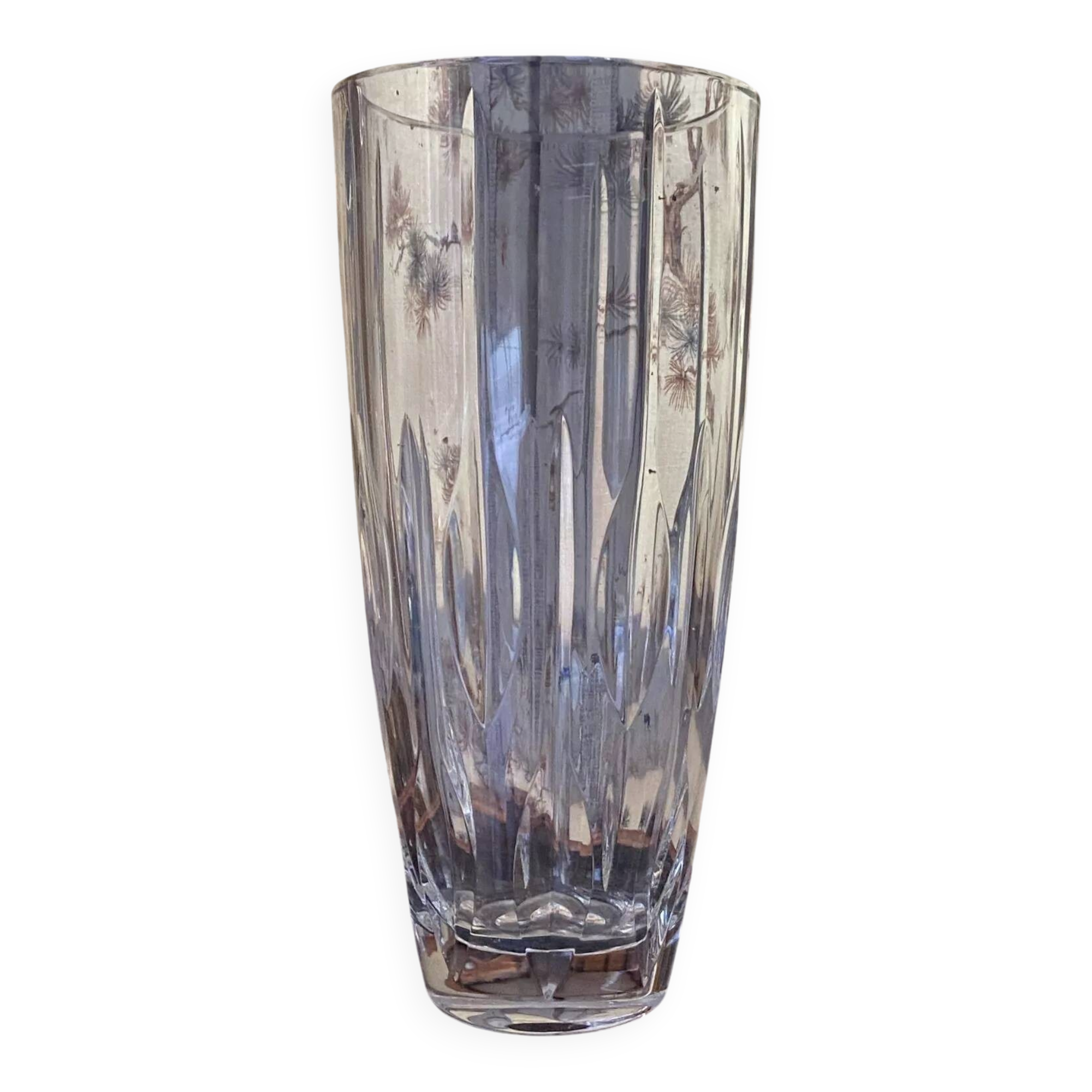 Vase en cristal, années 60