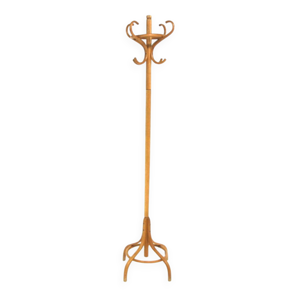 Porte-manteau perroquet en hêtre, Suède, 1960