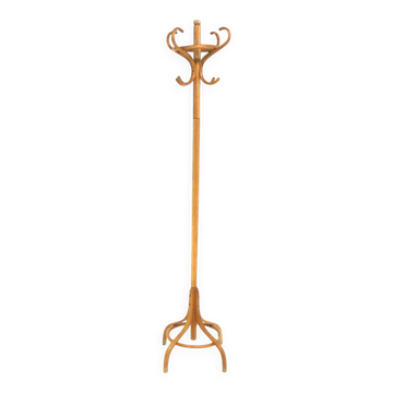 Porte-manteau perroquet en hêtre, Suède, 1960