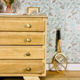 Art Deco chest of drawers with marble top