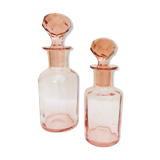 Pink pair of bottles
