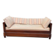 Convertible sofa bed, pull-out bed, solid wood and fabric, 200cm
