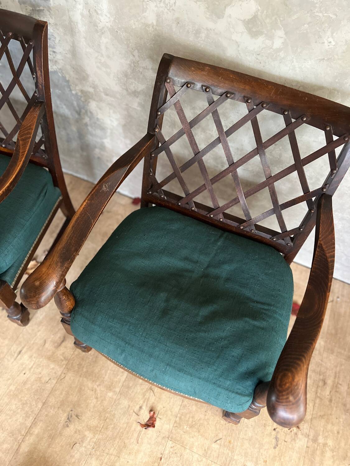 Pair of antique armchairs