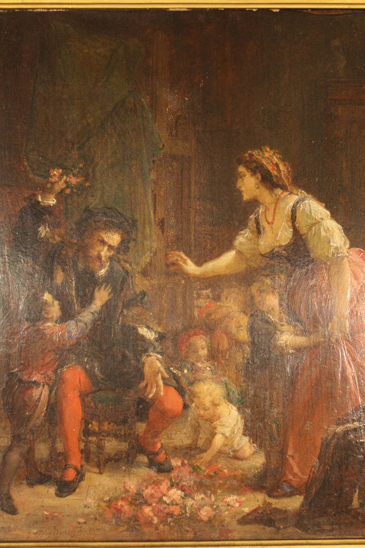 Painting by Genaille Félix