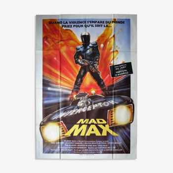Affiche de cinéma originale "mad max" George Miller, Mel Gibson 1979