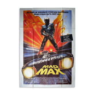 Affiche de cinéma originale "mad max" George Miller, Mel Gibson 1979