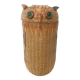 Vintage laundry basket "owls", 1970