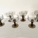 Blown bubble glasses