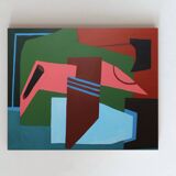 Abstract canvas "Clarity" by Bodasca