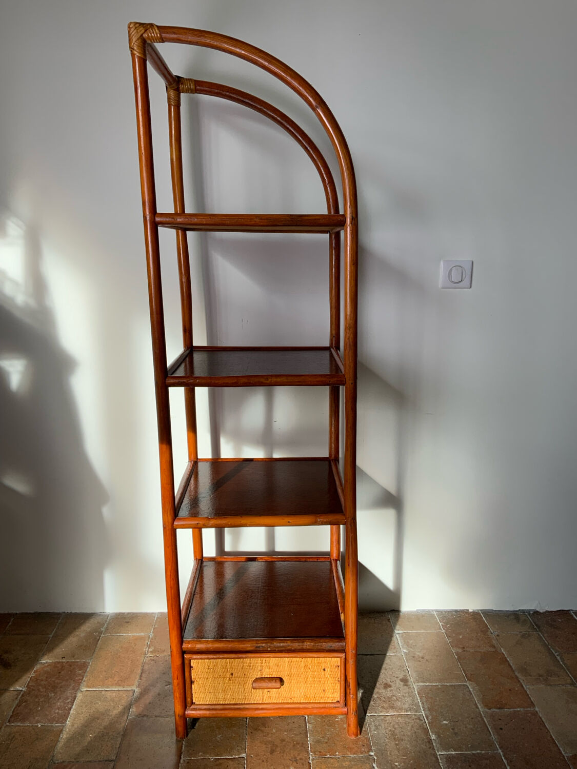 Vintage corner shelf