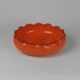 Glass bowl "Tango" in Art Deco style, bohemian orange colour, created by Michael Powolny for Loetz, 1914.