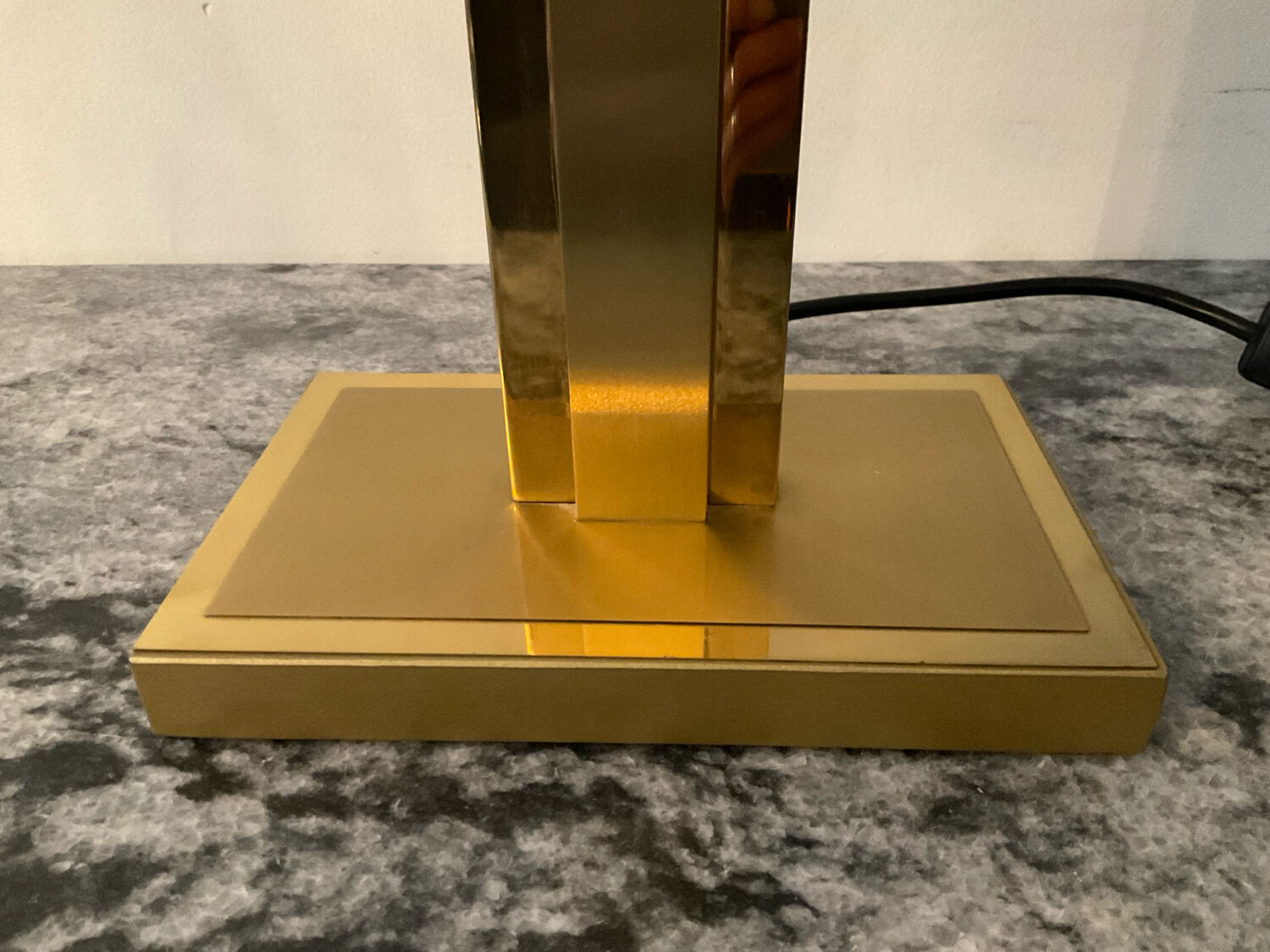 Lampe Deknudt en laiton style Hollywood Regency des années 70