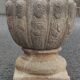 Old pot d exterior decoration knights